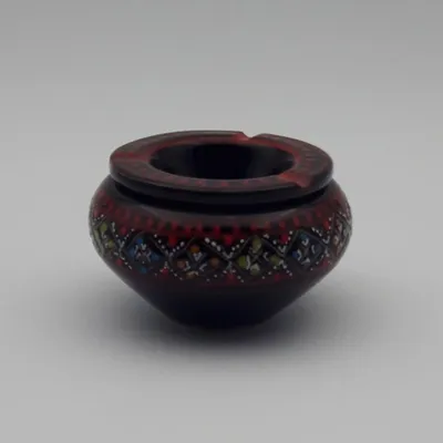 Zdjęcie produktu dla Czarna popielniczka Marrakech - model mały
