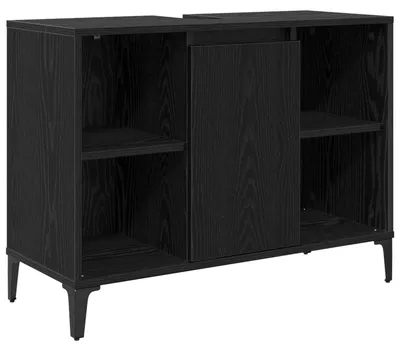 Obrázek produktu pro vidaXL Vanity unit black oak look 80 x 33 x 60 cm
