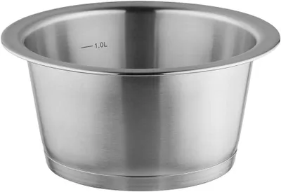 Obrázek produktu pro Nerezový hrnec, objem 2,0 litru, průměr 18 cm, vhodný pro indukční vařiče, určený do kuchyně
