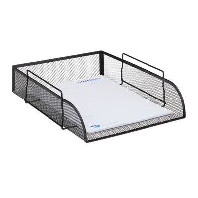 Produktbild von relaxdays 1 x Dokumentenablage stapelbar schwarz