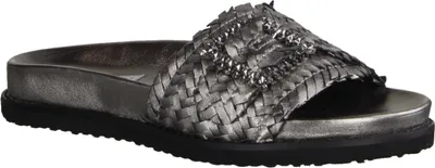 Produktbild von Inuovo 395011 Damenpantolette, Leder, Pewter (Altsilber), Topp - Damenschuhe Top Trends, Grau, leder