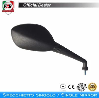 Obrázek produktu pro FAR 7483 Černé schválené zrcátko na řídítkách vlevo