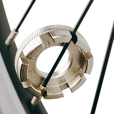 Produktbild von Fahrrad Speichen Nippel Schlüssel 8 Öffnung Hohe Härte Werkzeug Stahl Fahrrad Felge Teller Spanner MTB Rennrad Werkzeuge