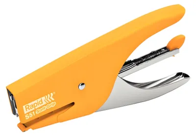 Produktbild von Rapid S51 Soft Grip, 15 Blätter, Gelb, 4,2 cm
