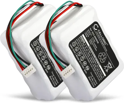 Produktbild von CELLONIC 2x Akku für Radio Kompatibel mit Logitech Squeezebox Radio, NT210AAHCB10YMXZ - (2000mAh, 12V)