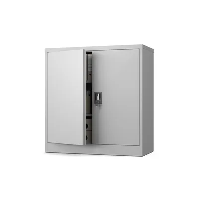 Produktbild von Aktenschrank Abschließbar 185x90x40 Metallschrank mit 5 Ebenen - Büroschrank mit Schloss - Mehrzweckschrank für Garage Büro