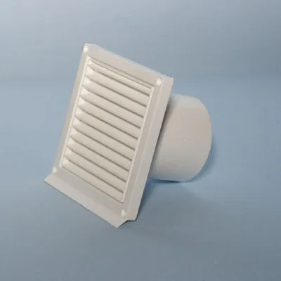 Produktbild von Außengitter mit Rückstauklappe zu Abluftsystem_100 - braun