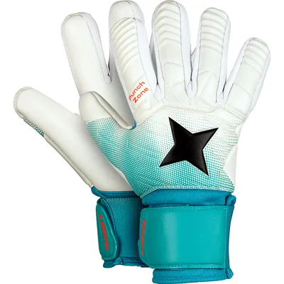 Obrázek produktu pro DERBYSTAR Classico brankářské rukavice bílá/tyrkysová/černá 9.5