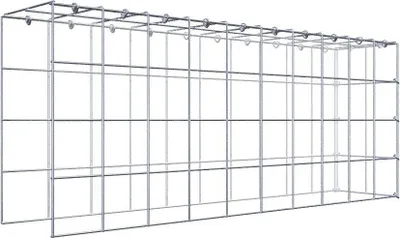 Produktbild von Anbaugabione Typ 4 100 cm x 40 cm x 20 cm (L x H x T), Maschenweite 10 cm x 10 cm, C-Ring