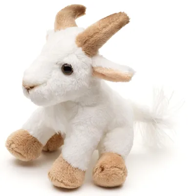 Produktbild von Uni-Toys - Bergziege - 14 cm (Länge) - Plüsch-Ziege - Plüschtier, Kuscheltier HZ015122