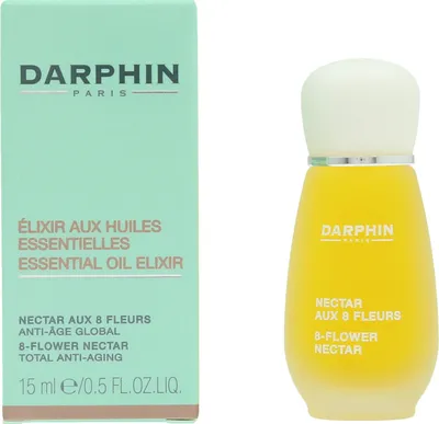 Immagine prodotto di Darphin, Elisir di Oli Essenziali - Olio Nectar 8 Fiori, Omega 6, Anti-età, per il giorno e la notte, Olio, per viso e collo, 15 ml