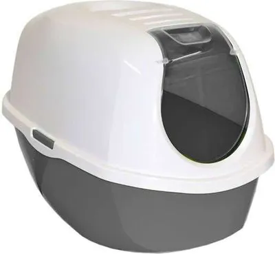 Image de Karlie Smart Cat Bac à litière 52 x 39 x 41 cm, couleur:gris