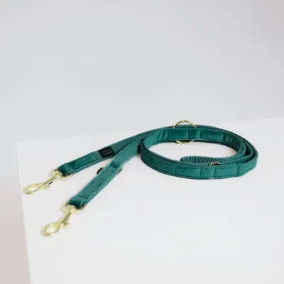 Produktbild von Kentucky Dogwear Hundeleine Velvet 200 cm Size L Emerald
