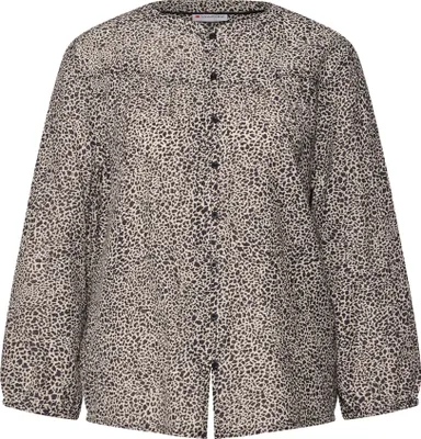 Produktbild von Street One Structured blouse w gathering Baumwolle cream 42