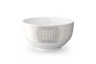 Produktbild von Lavida Geschenk Für Dich :-, Müslischale, Cerealien Schale, Porzellan, DIE BESTE ZEIT IST JETZT,