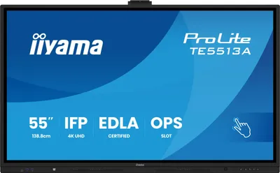Image de IIYAMA 163.9cm(65") TE6513A-B1AG 16:9 Touch 2xHDMI+2xUSB-C (Speditionsversand)