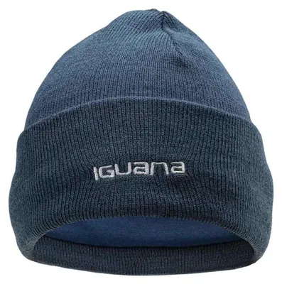 Imagen del producto de Gorro de invierno "Lea" para mujer, modelo IG600 (talla única), color azul marino con estampado
