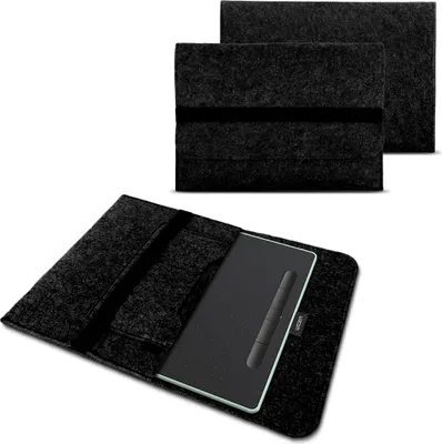 Produktbild von Sleeve Hülle Stifttablett Wacom Intuos M Grafiktablett Tasche Filz 11,6 Zoll BagFarbe:Dunkelgrau
