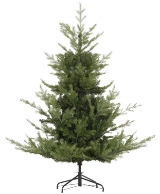 Immagine prodotto di Albero di Natale, albero artificiale, aspetto realistico, montaggio rapido, materiale plastico, colore verde, dimensioni 100 x 100 x 150 cm