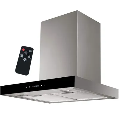 Image de Syntrox Germany DH-210W-60 Touch Inox Tower Hotte d'aspiration 60 cm avec écran tactile et télécommande