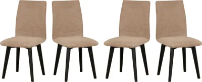 Produktbild von Esszimmerstuhl 4x "Luna 2", schwarz,aragon 20