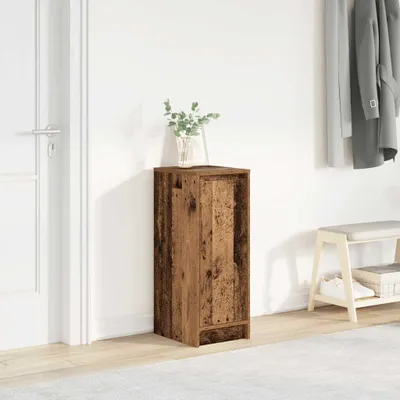 Produktbild von "2026 Promotion" Schuhschrank, moderner Schuhkommode, Altholz-Optik 29,5x34x76 cm Holzwerkstoff - Schuhregale CC32393