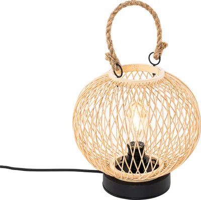 Produktbild von Ländliche Outdoor Tischlampe aus Rattan Calamus