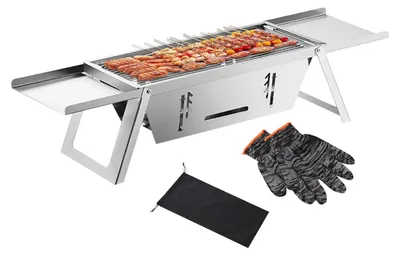 Produktbild von Tragbarer Holzkohlegrill für das Kochen im Freien