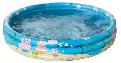 Produktbild von Planschbecken Aufstellpool Happy People Peppa Pig 3-Ring-Pool 150 x 25 cm
