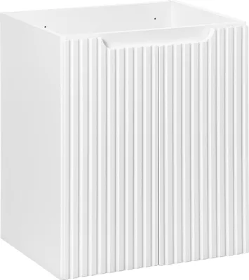 Produktbild von FURNLUX Waschtischunterschrank Nova Weiss 50cm / Hauptfarbe: Weiß / Abmessungen: 50 x 57 x 39 cm