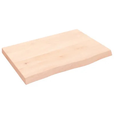 Produktbild von vidaXL Wandregal 60x40x(2-4) cm Massivholz Eiche Unbehandelt
