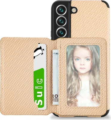 Produktbild von König Design Hülle kompatibel mit Samsung Galaxy S22 5G Kunststoff Soft Handyhülle - Handy Case Khaki