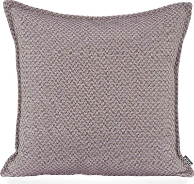 Produktbild von H.O.C.K. Linocea Outdoor Kissen 45x45cm lila mit Biese col. 404520