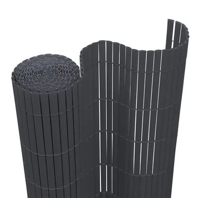 Produktbild von Yakimz Sichtschutzmatte PVC Sichtschutz Sichtschutzzaun Garten Balkon Zaun WindschutzBalkonverkleidung Anthrazit 120x300cm