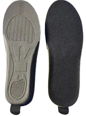 Produktbild von Zimilo Beheizbare Einlegsohlen mit LED-Fernbedienung, Akku Heizsohlen 2600mAh, 3 Heizstufen für Schuhgröße zuschneidbar, Thermonsohlen für den Winter