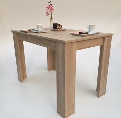 Möbel SD Esstisch Hilde  Sonoma Eiche hell sägerau  110 x 70 cm