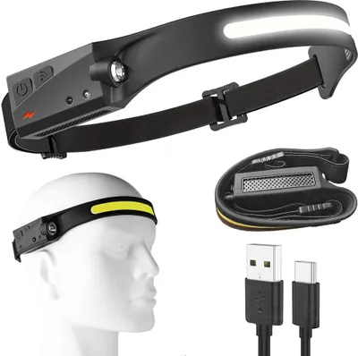 Obrázek produktu pro Verk 08325 Čelová svítilna 2v1