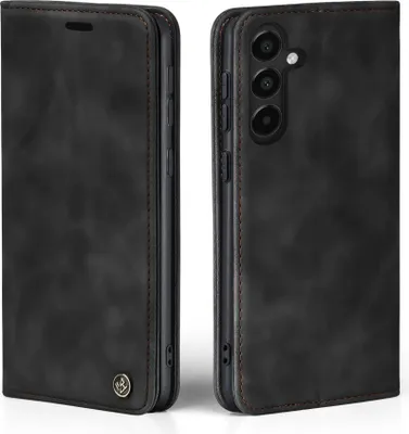 Produktbild von Handy Hülle für Samsung Galaxy A16 / A16 5G Klapphülle Bookcase Flip Cover Handy Tasche Etui Farbe: Schwarz