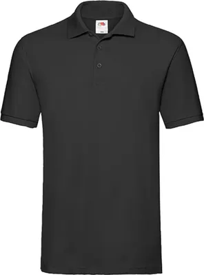 Image de Fruit of the Loom 63-218-0 | Polo Premium Homme - Couleur : Noir - Taille : M