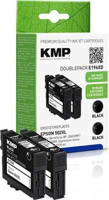 Image de KMP 1646,4021 cartouche d'encre 2 pc(s) Compatible Noir