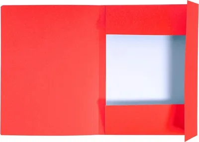 Produktbild von Aktenmappe A4 280 g/qm Karton rot Packung mit 100 Stück