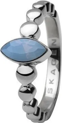 Image de Skagen Bague Femme Argent/Ice blue JRSI005, Taille de la bague:49 (15.7) SS5 M18