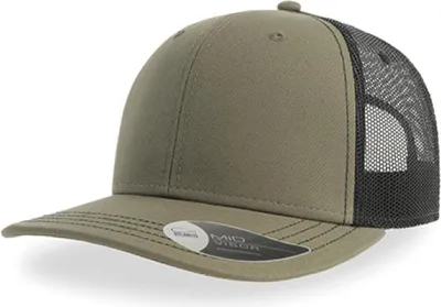 Immagine prodotto di Atlantis SONIC | Sonic Cap, Cappello a 6 pannelli - Colore: Olive/Nero - Taglia: Unica