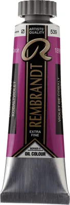 Image de Rembrandt peinture à l'huile tube 15 ml violet de cobalt 539