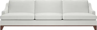 Immagine prodotto di Divano moderno bianco a tre posti, ideale per l'arredamento del soggiorno