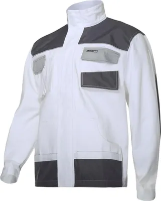 Productafbeelding van WIT-GRIJS T-SHIRT, 100% katoen, maat "S (48)", CE-markering, LAHTI