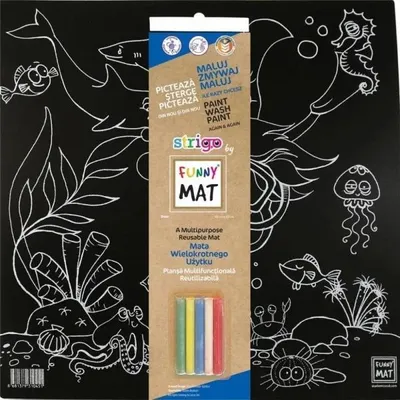 Immagine prodotto di Tappetino nero + gesso Ocean Funny Mat STRIGO
