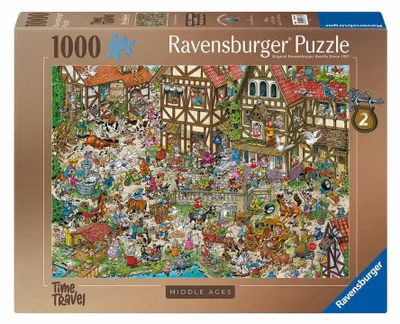 Immagine prodotto di Ravensburger Puzzle Time Travel 2 Medioevo - 1000 pezzi.