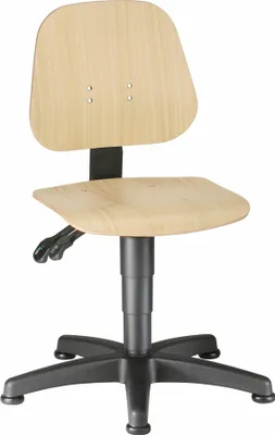 Produktbild von Bimos Arbeitsdrehstuhl Unitec mit Gleitern Buche Sitz-Höhe 440-620mm - 9650-   3000