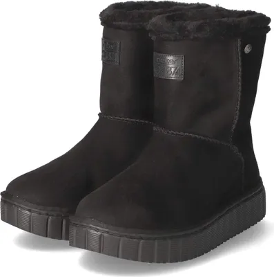 Produktbild von Rieker Damen Winterstiefeletten/ Stiefeletten Schwarz Textil Größe: 37